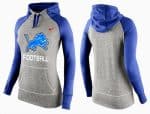 Nike Detroit Lions Performance Hoodie Grey Blue_1
