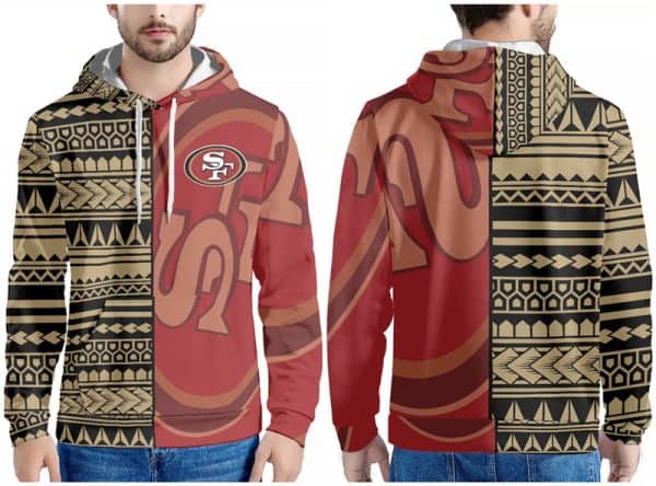 San Francisco 49ers Red Gold Pullover Hoodie