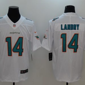 Miami Dolphins #14 Jarvis Landry White Vapor Untouchable Player Limited Jersey