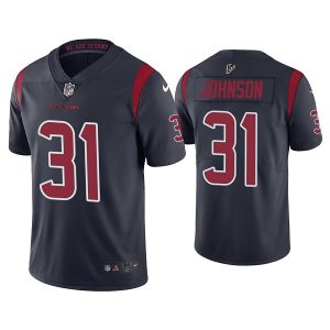Houston Texans Navy #31 David Johnson Color Rush Stitched Jersey