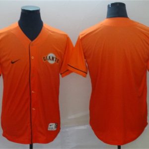 San Francisco Giants Blank Orange Fade Stitched Jersey