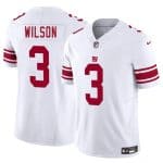 New York Giants #3 Russell Wilson White 2025 F.U.S.E. Vapor Untouchable Limited Stitched Jersey