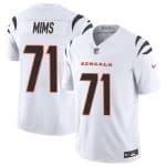 Cincinnati Bengals #71 Amarius Mims White 2024 Draft F.U.S.E Vapor Untouchable Limited Stitched Jersey