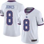 New York Giants #8 Daniel Jones Color Rush Limited Stitched Jersey