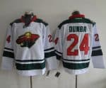 Wild #24 Matt Dumba White Stitched Jersey