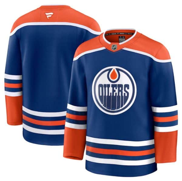 Edmonton Oilers Blank Royal 2024-25 Home Stitched Jersey