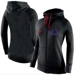 Nike Indianapolis Colts Full-Zip Performance Hoodie Black
