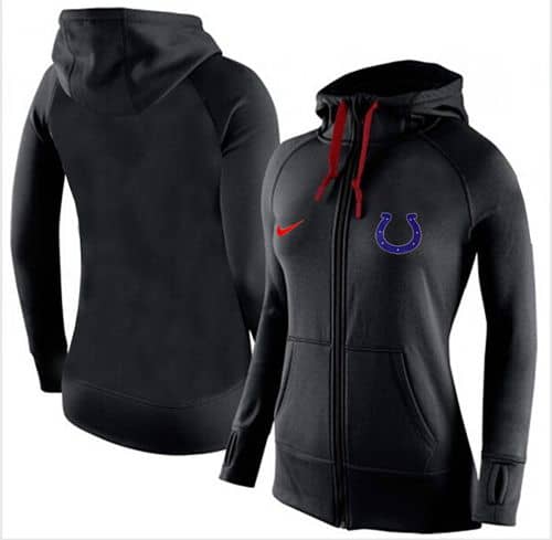 Nike Indianapolis Colts Full-Zip Performance Hoodie Black