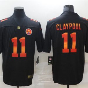 Pittsburgh Steelers #11 Chase Claypool Black Fashion Limited Stitched Jersey