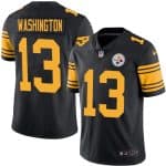 Pittsburgh Steelers #13 James Washington Black Color Rush Limited Stitched Jersey