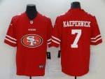 San Francisco 49ers #7 Colin Kaepernick Red 2020 Team Big Logo Limited Stitched Jersey