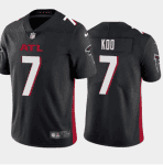 Atlanta Falcons #7 Younghoe Koo New Black Vapor Untouchable Limited Stitched Jersey