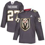 Vegas Golden Knights #27 Shea Theodore Grey Latino Heritage Night Stitched Jersey