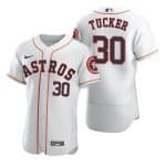 Houston Astros #30 Kyle Tucker White Flex Base Stitched Jersey