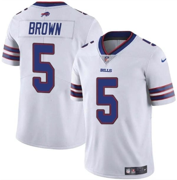 Buffalo Bills #5 Anthony Brown White 2024 Vapor Untouchable Limited Stitched Jersey