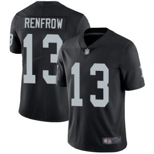 Raiders # Hunter Renfrow Black Vapor Untouchable Limited Stitched Jersey