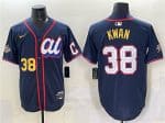 American League #38 Steven Kwan Navy 2025 All-Star Edition Limited Stitched Jersey