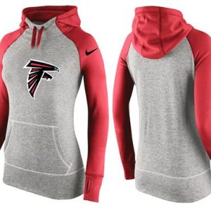 Nike Atlanta Falcons Performance Hoodie Grey Red_2