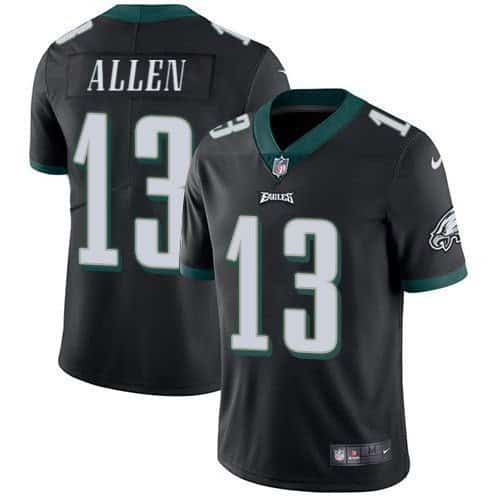 Philadelphia Eagles #13 Devon Allen Black Vapor Untouchable Limited Stitched Jersey