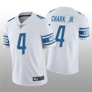 Detroit Lions #4 DJ Chark Jr. White Vapor Untouchable Limited Stitched Jersey