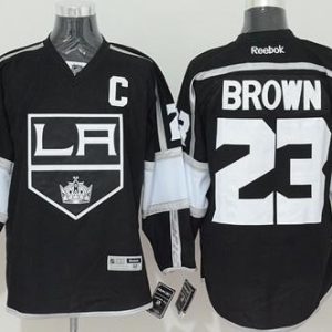 Kings #23 Dustin Brown Black Home Stitched Jersey