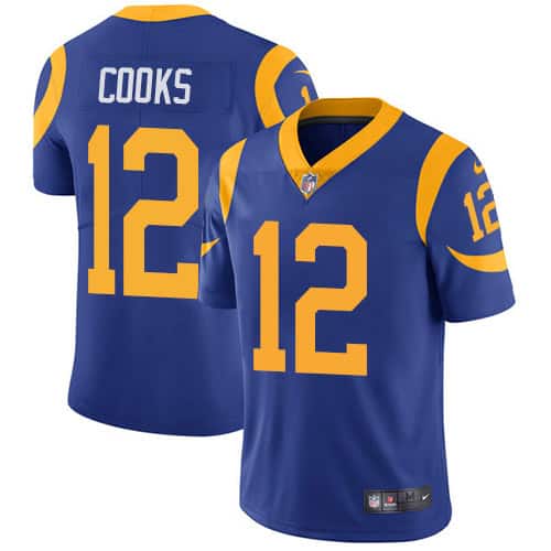 Los Angeles Rams #12 Brandin Cooks Royal Blue Vapor Untouchable Limited Stitched Jersey