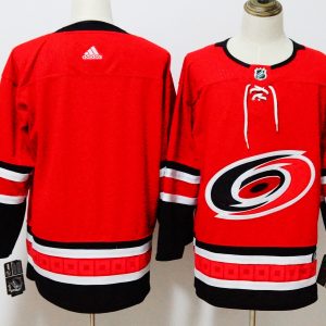 Carolina Hurricanes Red Stitched Adidas Jersey