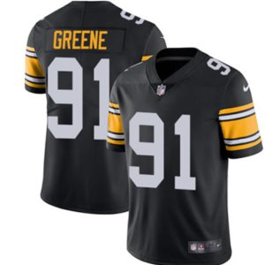 Pittsburgh Steelers #91 Kevin Greene Black Vapor Untouchable Limited Stitched Jersey