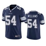 Dallas Cowboys #54 Sam Williams Navy Vapor Limited Stitched Jersey