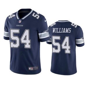 Dallas Cowboys #54 Sam Williams Navy Vapor Limited Stitched Jersey