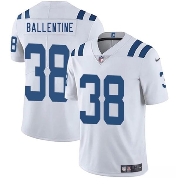 Indianapolis Colts #38 Corey Ballentine White 2025 Vapor Limited Stitched Jersey