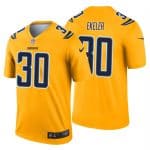 Los Angeles Chargers #30 Austin Ekeler Gold Inverted Legend Jersey