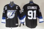 Lightning #91 Steven Stamkos Black Stitched Jersey