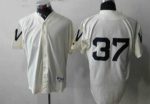Nationals #37 Stephen Strasburg Cream 1924 Turn Back The Clock Stitched Jersey