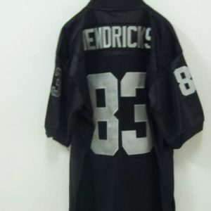 Mitchell And Ness Raiders #83 Ted Hendricks Stitched Black Jersey