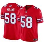 Buffalo Bills #58 Matt Milano Red 2024 F.U.S.E. Vapor Untouchable Limited Stitched Jersey