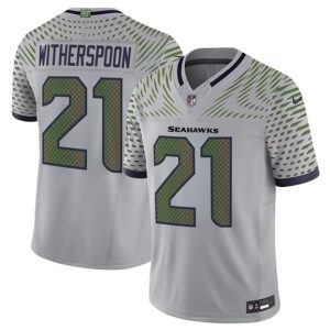 Seattle Seahawks #21 Devon Witherspoon Gray 2025 F.U.S.E. ¡°Rivalries¡± Vapor Limited Football Stitched Jersey