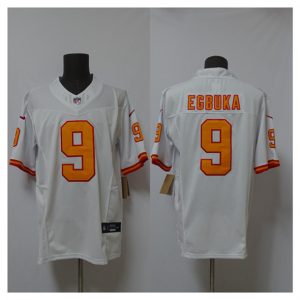 Tampa Bay Buccaneers #9 Emeka Egbuka White 2025 F.U.S.E. Vapor Limited Football Stitched Jersey