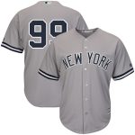 New York Yankees #99 Aaron Judge Majestic Gray Cool Base Player Stitched Jersey