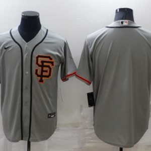 San Francisco Giants Blank Gray Cool Base Stitched Jersey