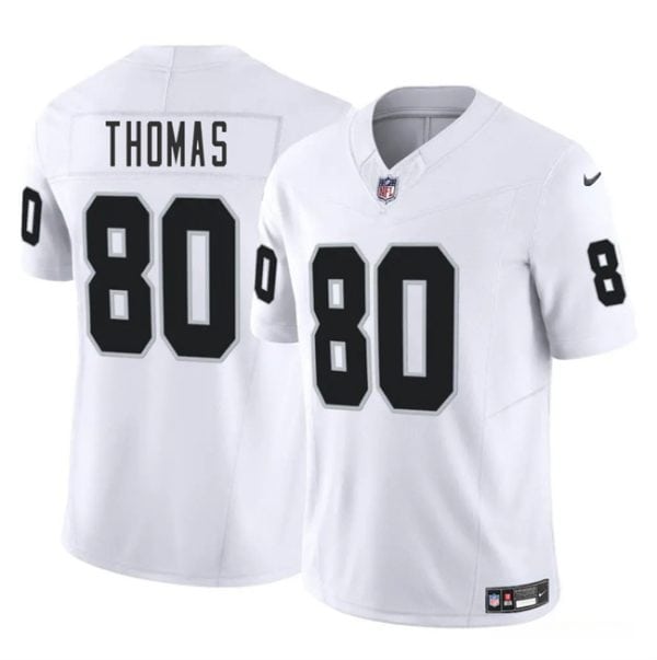 Las Vegas Raiders #80 Ian Thomas White 2025 F.U.S.E. Vapor Stitched Jersey