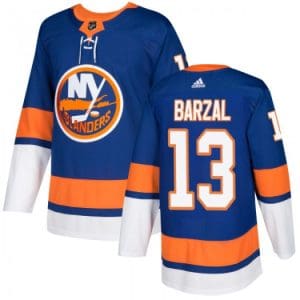 New York Islanders #13 Mathew Barzal Royal Stitched Adidas Jersey