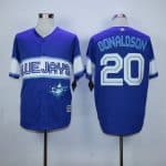 Blue Jays #20 Josh Donaldson Blue Exclusive New Cool Base Stitched Jersey