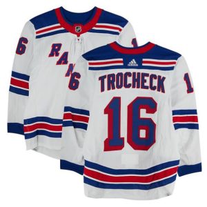 New York Rangers #16 Vincent Trocheck White Stitched Jersey