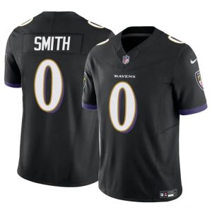 Baltimore Ravens #0 Roquan Smith Black 2023 F.U.S.E. Vapor Limited Jersey