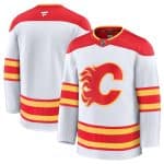 Calgary Flames Blank White 2024-25 Away Stitched Jersey