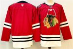 Chicago Blackhawks Blank Red 2025 Home 100th Anniversary Stitched
