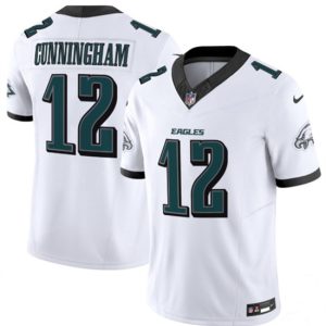 Philadelphia Eagles #12 Randall Cunningham White 2024 New F.U.S.E. Vapor Untouchable Limited Jersey