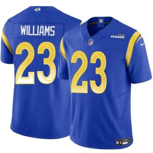 Los Angeles Rams #23 Kyren Williams Blue 2024 Vapor Untouchable Stitched Jersey