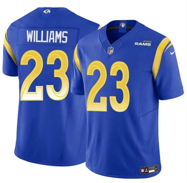 Los Angeles Rams #23 Kyren Williams Blue 2024 Vapor Untouchable Stitched Jersey
